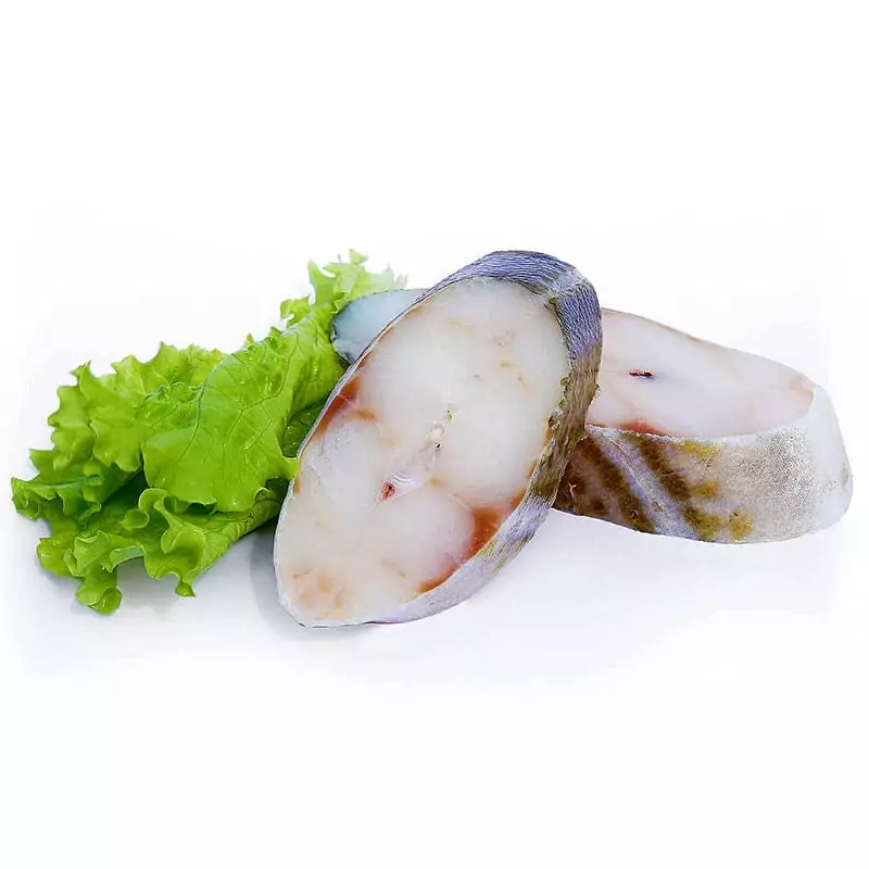 Треска стейки и зелень