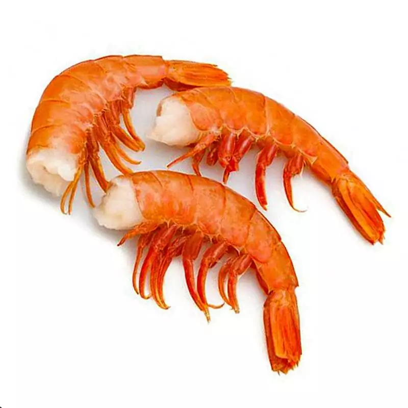 Купить креветки лангустины без головы С1 в интернет-магазине с доставкой