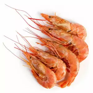 Купить креветки лангустины с головой l1 дешево в интерент магазине с доставкой на дом