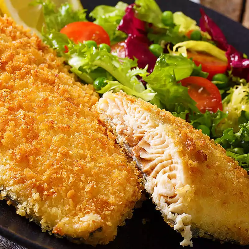 Цена на Треугольники лососевые в панировке