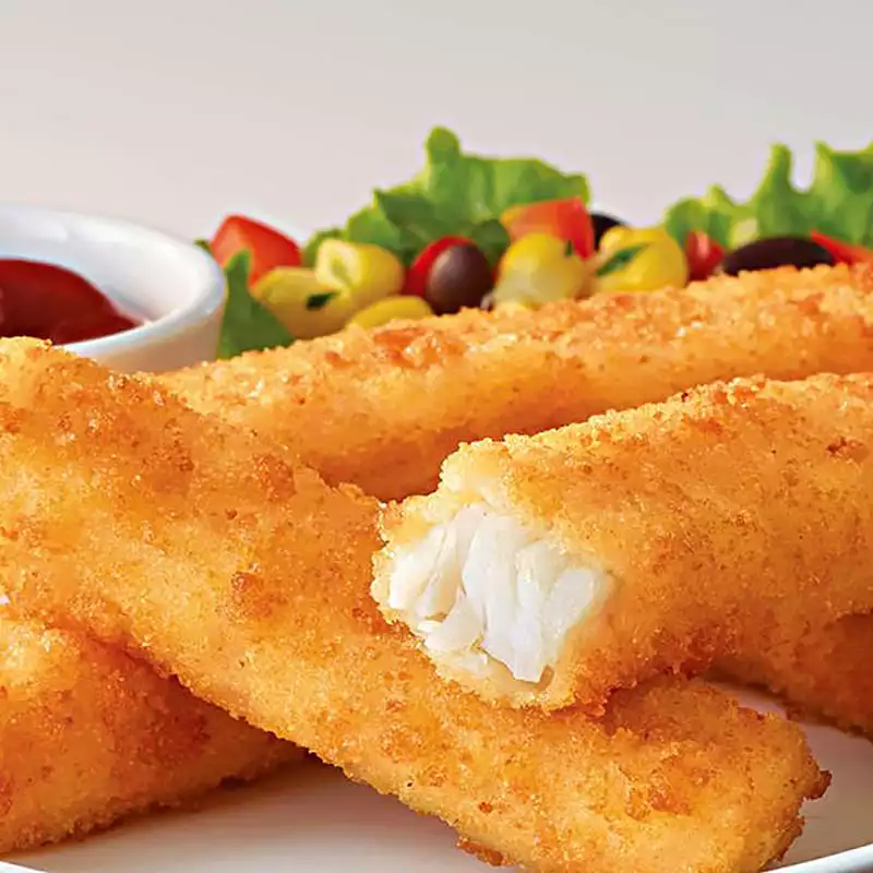 Стоимость рыбных палочек в панировке